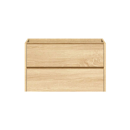 Wastafel Onderkast Abruzzo 80 cm Natural Oak SaniSupreme Sanisupreme