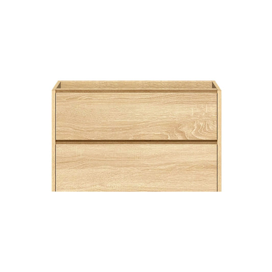 Wastafel Onderkast Abruzzo 80 cm Natural Oak SaniSupreme Sanisupreme