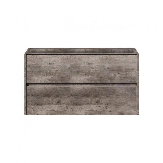 Badmeubelset Abruzzo wastafel en spiegelkast 80 cm Steen SaniSupreme Sanisupreme