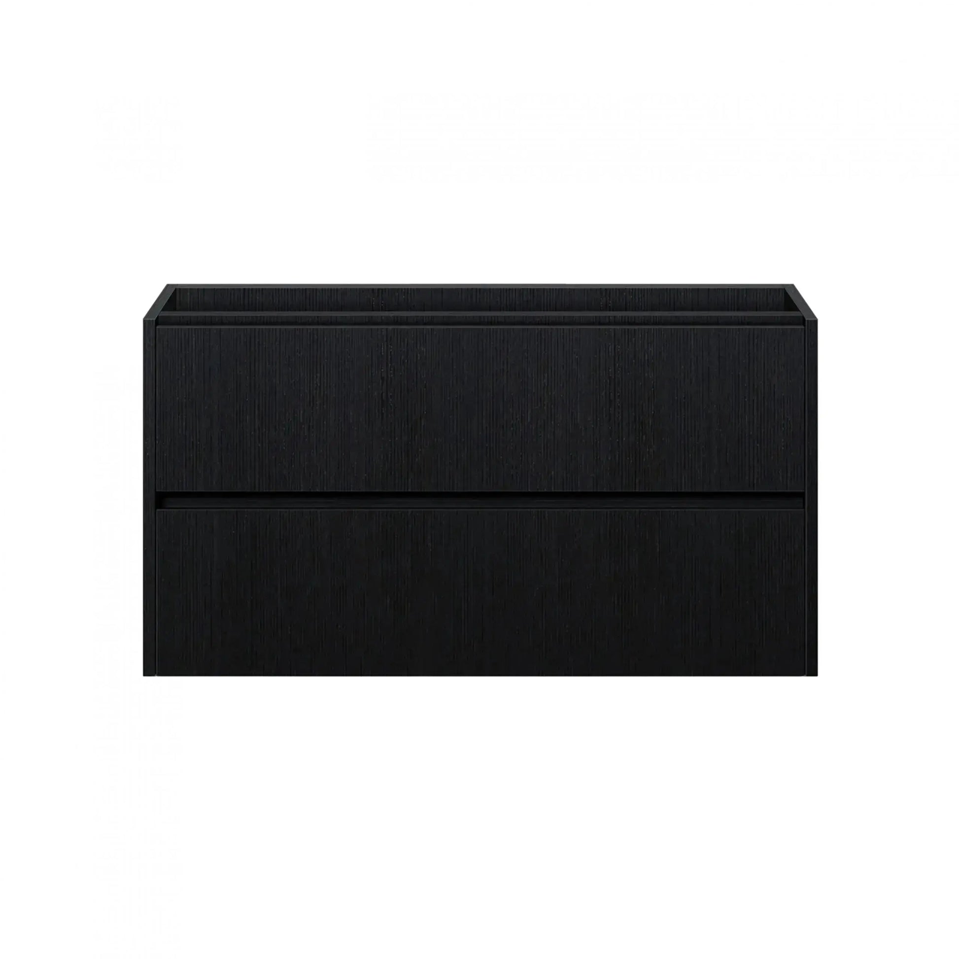 Badmeubelset Abruzzo wastafel en spiegelkast 80 cm Zwart SaniSupreme Sanisupreme