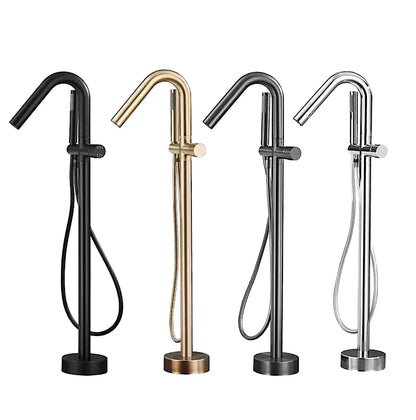 Vrijstaande Badkraan SaniSupreme AquaFlow® met handdouche Chroom Glans Sanisupreme