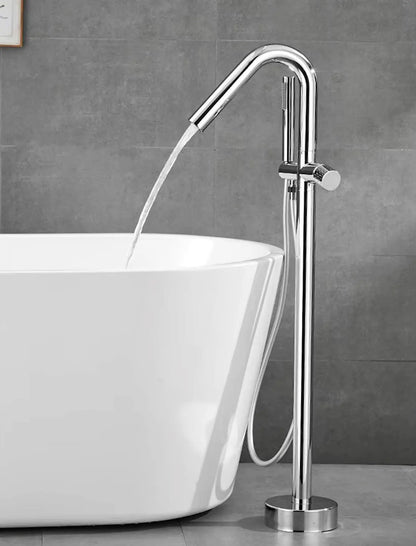 Vrijstaande Badkraan SaniSupreme AquaFlow® met handdouche Chroom Glans Sanisupreme