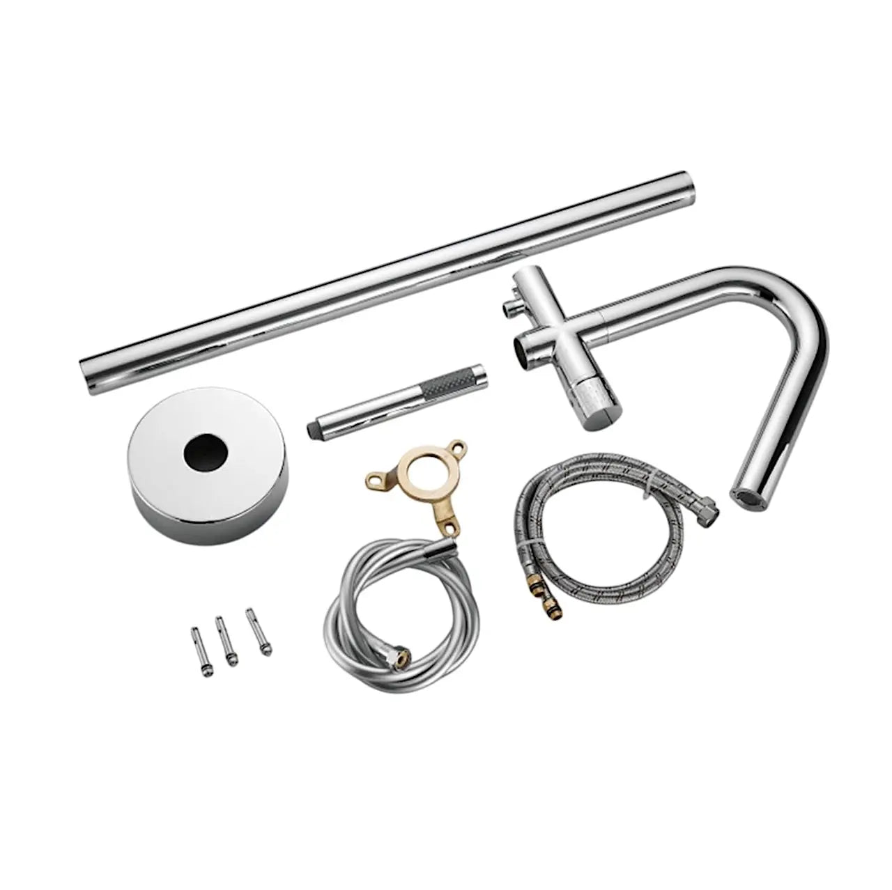 Vrijstaande Badkraan SaniSupreme AquaFlow® met handdouche Chroom Glans Sanisupreme