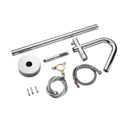 Vrijstaande Badkraan SaniSupreme AquaFlow® met handdouche Chroom Glans Sanisupreme