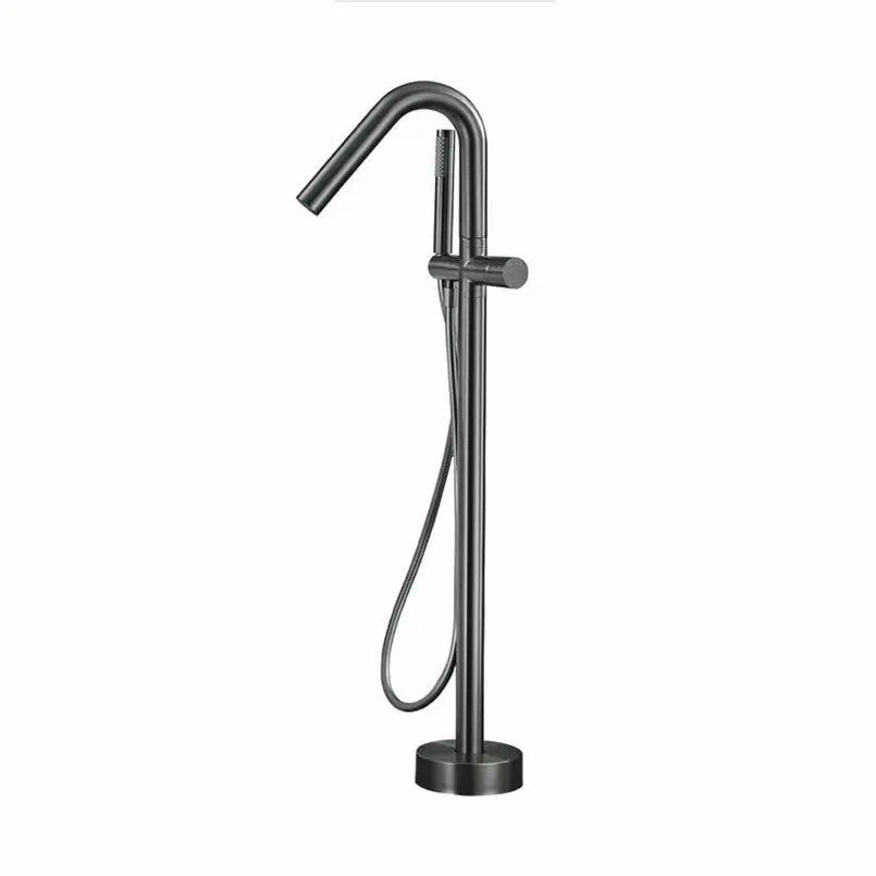 Vrijstaande Badkraan SaniSupreme AquaFlow® met handdouche Gunmetal Sanisupreme