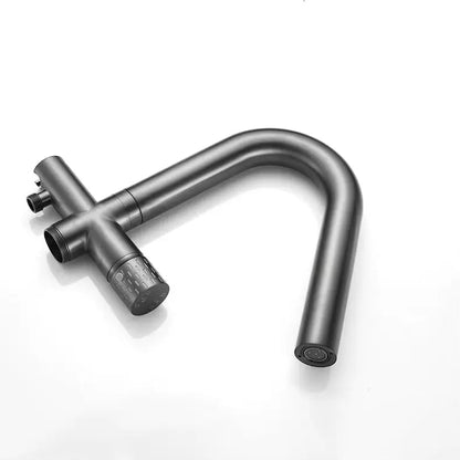 Vrijstaande Badkraan SaniSupreme AquaFlow® met handdouche Gunmetal Sanisupreme