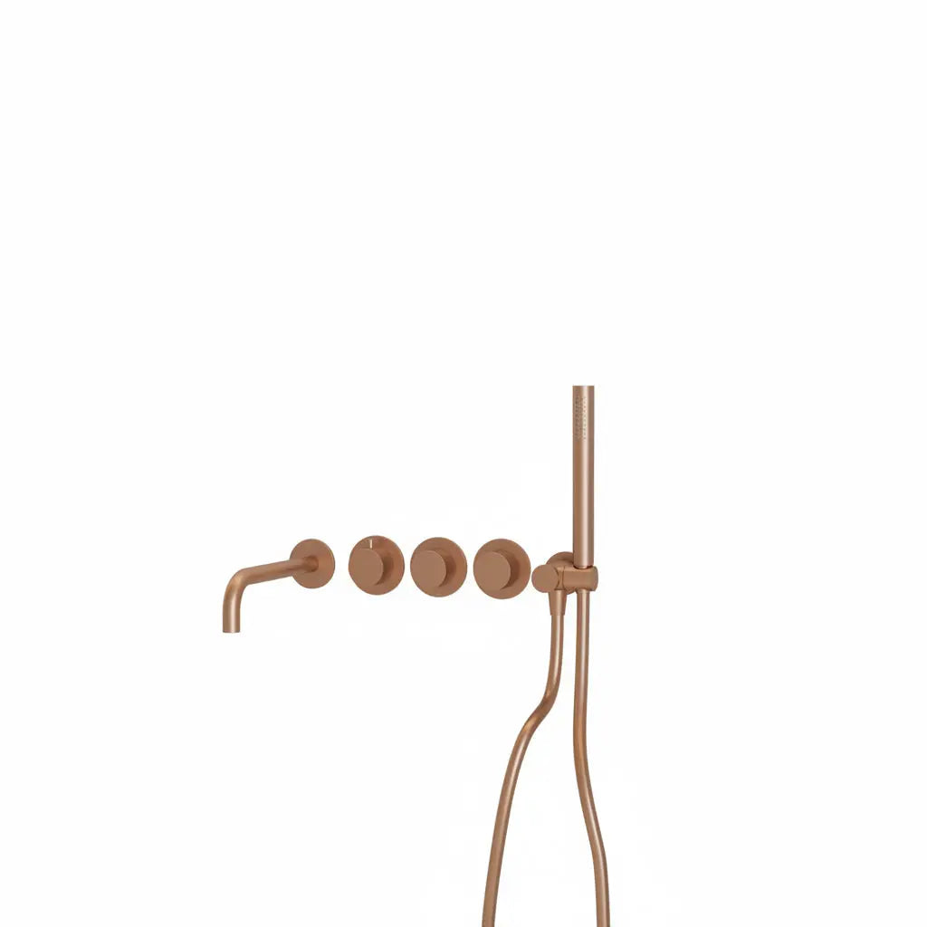 Badmengkraan Best Design Zenia Line Viana Thermostatisch inbouw Desert Brown SaniSupreme