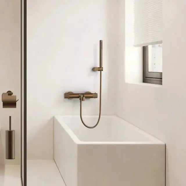 Badmengkraan Thermostatisch opbouw Veloria Line Eucalyptus met Bruin Brons SaniSupreme