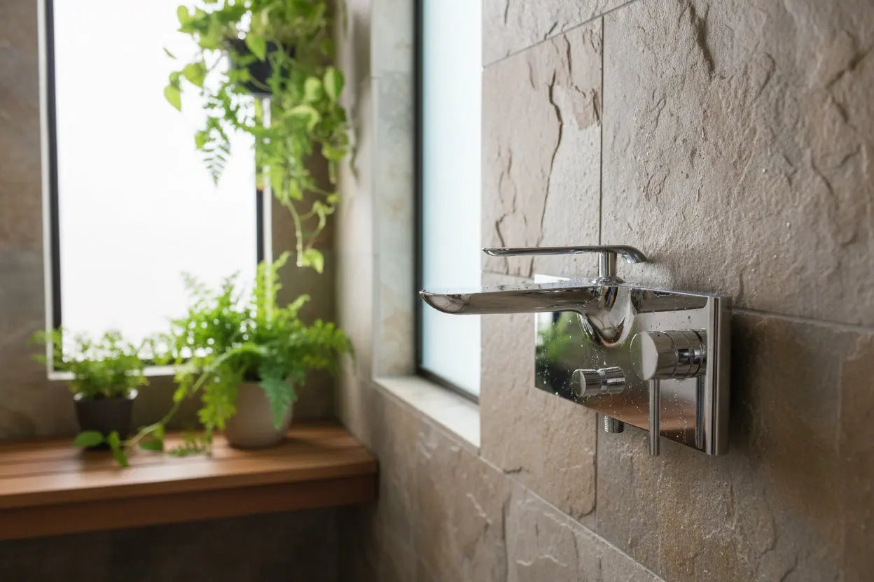 Badmengkraan Thermostatisch opbouw Veloria Line Lavandula met Chroom SaniSupreme