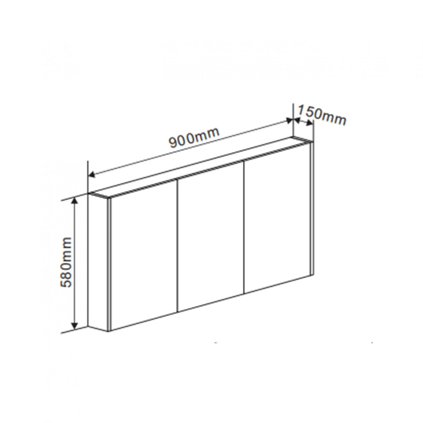 Badmeubelset Abruzzo wastafel en spiegelkast 80 cm Grijs SaniSupreme Sanisupreme
