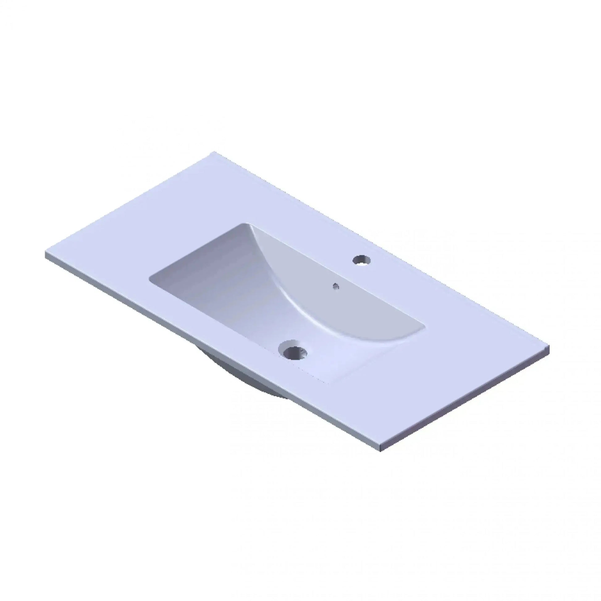 Badmeubelset Abruzzo wastafel en spiegelkast 90 cm Grijs SaniSupreme Sanisupreme