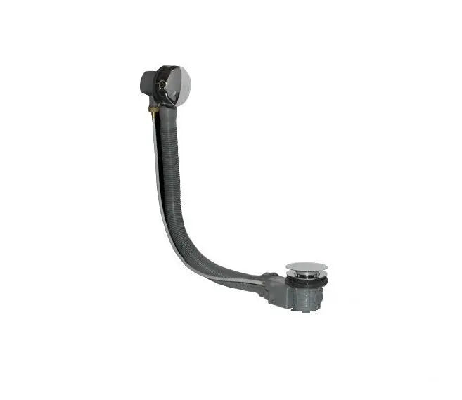 Badsifon Faltona Chroom met overloopcombinatie voor baden  Ø38,1 MM SaniSupreme