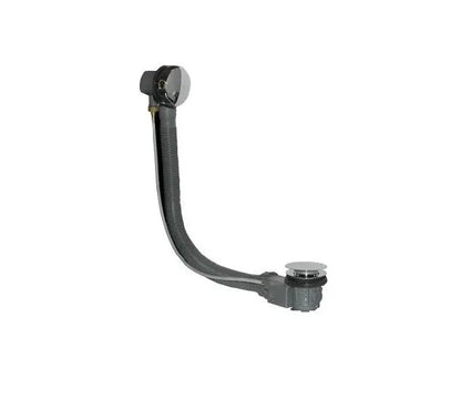 Badsifon Faltona Chroom met overloopcombinatie voor baden  Ø38,1 MM SaniSupreme