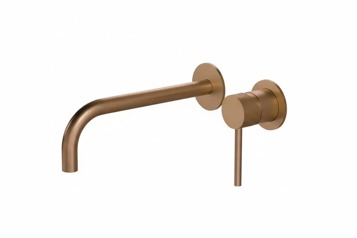 Best Design HighLine Series Bellavaro Flowaro inbouw wastafelmengkraan Bruin