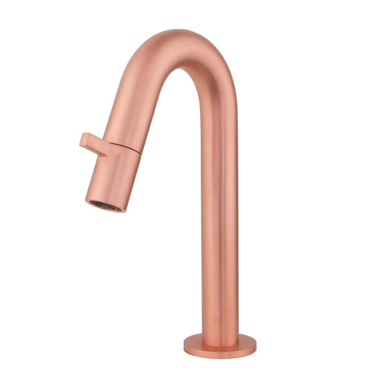 Best Design HighLine Series Lyon Aurélia toiletkraan gebogen 21 cm cm Rosé mat goud