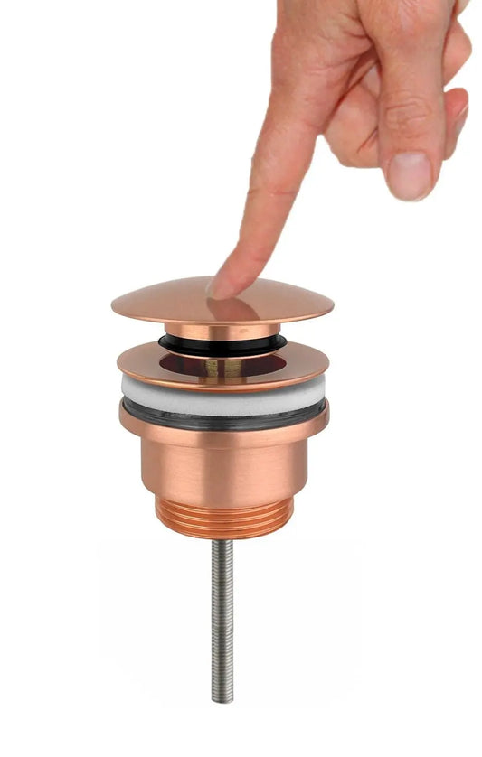 Best Design HighLine Series Lyon Aurivelle clic-waste overloop 4 cm Rosé mat goud