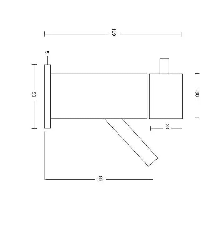 Best Design HighLine Series Lyon Roséline inbouw toiletkraan 11,9 cm cm Rosé mat goud