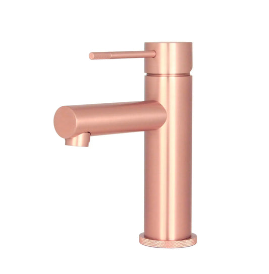 Best Design HighLine Series Lyon wastafel mengkraan 12,5 cm cm Rosé mat goud