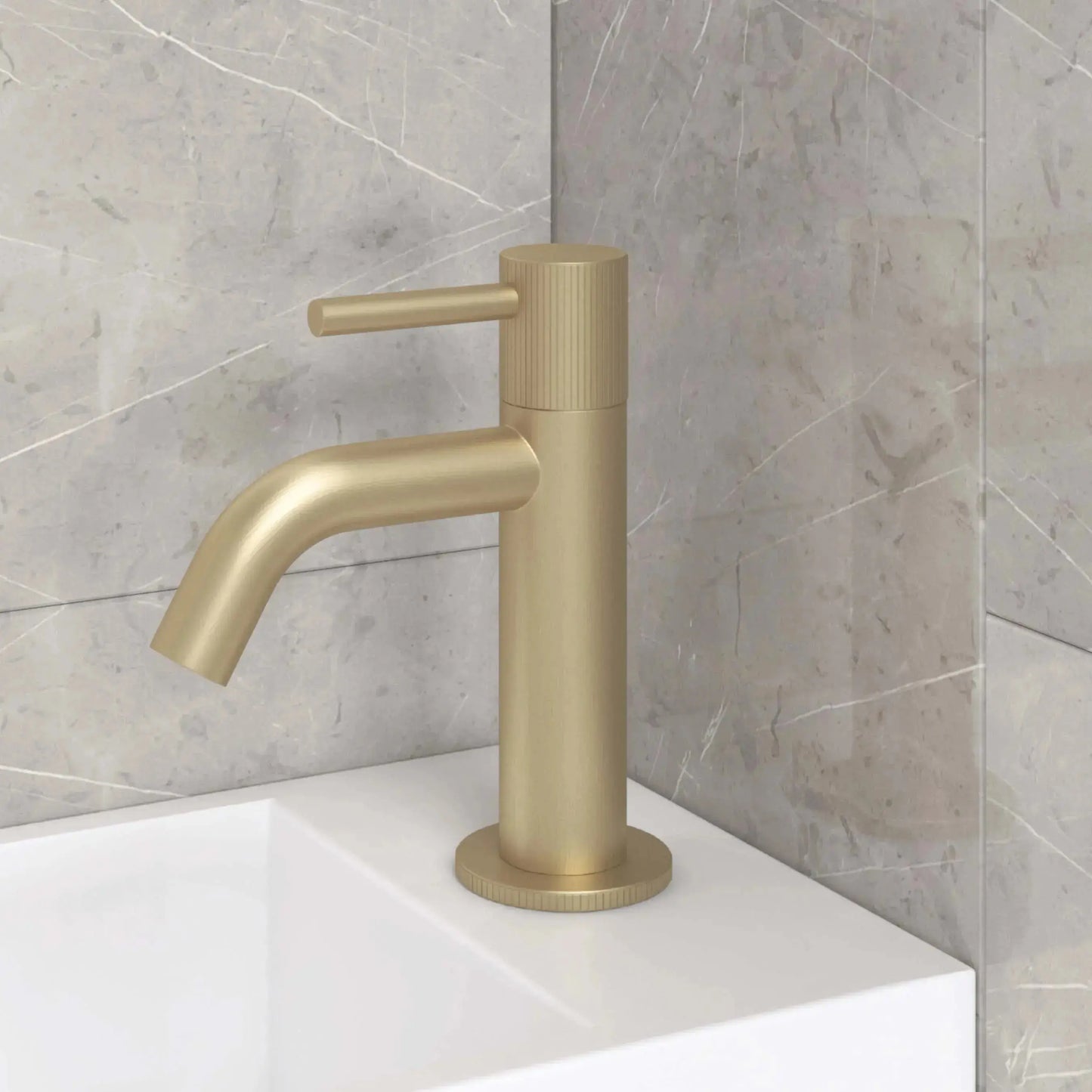 Best Design Luxerio Line Cadenza fontein 14,5 cm mat goud