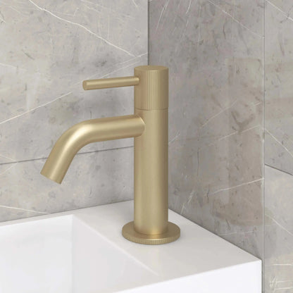 Best Design Luxerio Line Cadenza fontein 14,5 cm mat goud