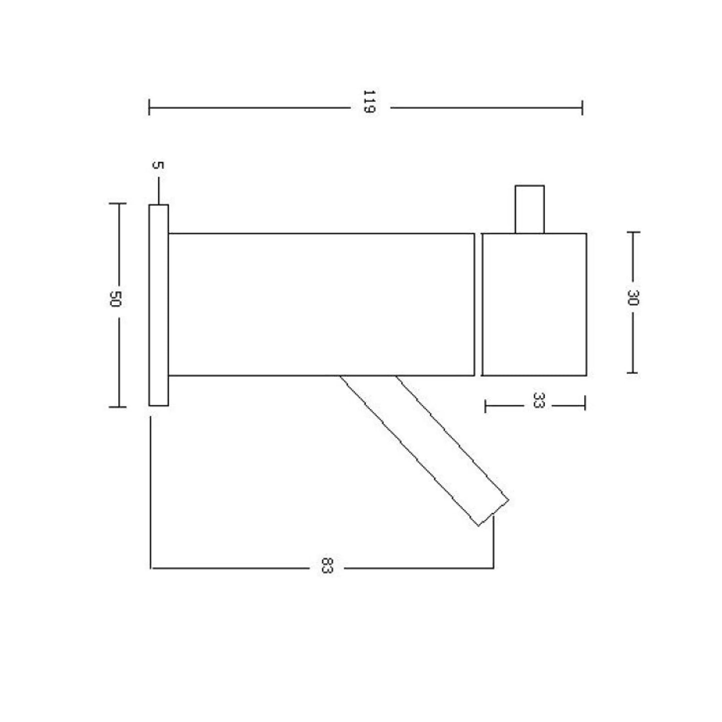 Best Design Luxerio Line Ravello inbouw fontein 11,9 cm mat goud