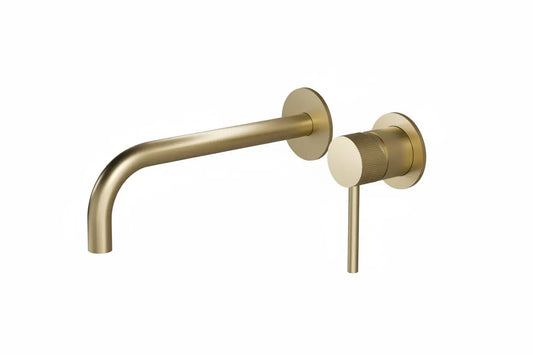 Best Design Luxerio Line Velarion inbouw wastafelmengkraan inclusief inbouwbox  22 cm mat goud