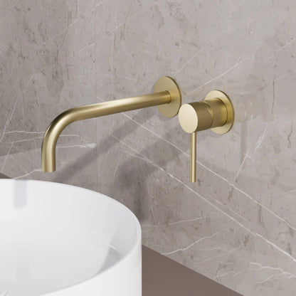 Best Design Luxerio Line Velarion inbouw wastafelmengkraan inclusief inbouwbox  22 cm mat goud