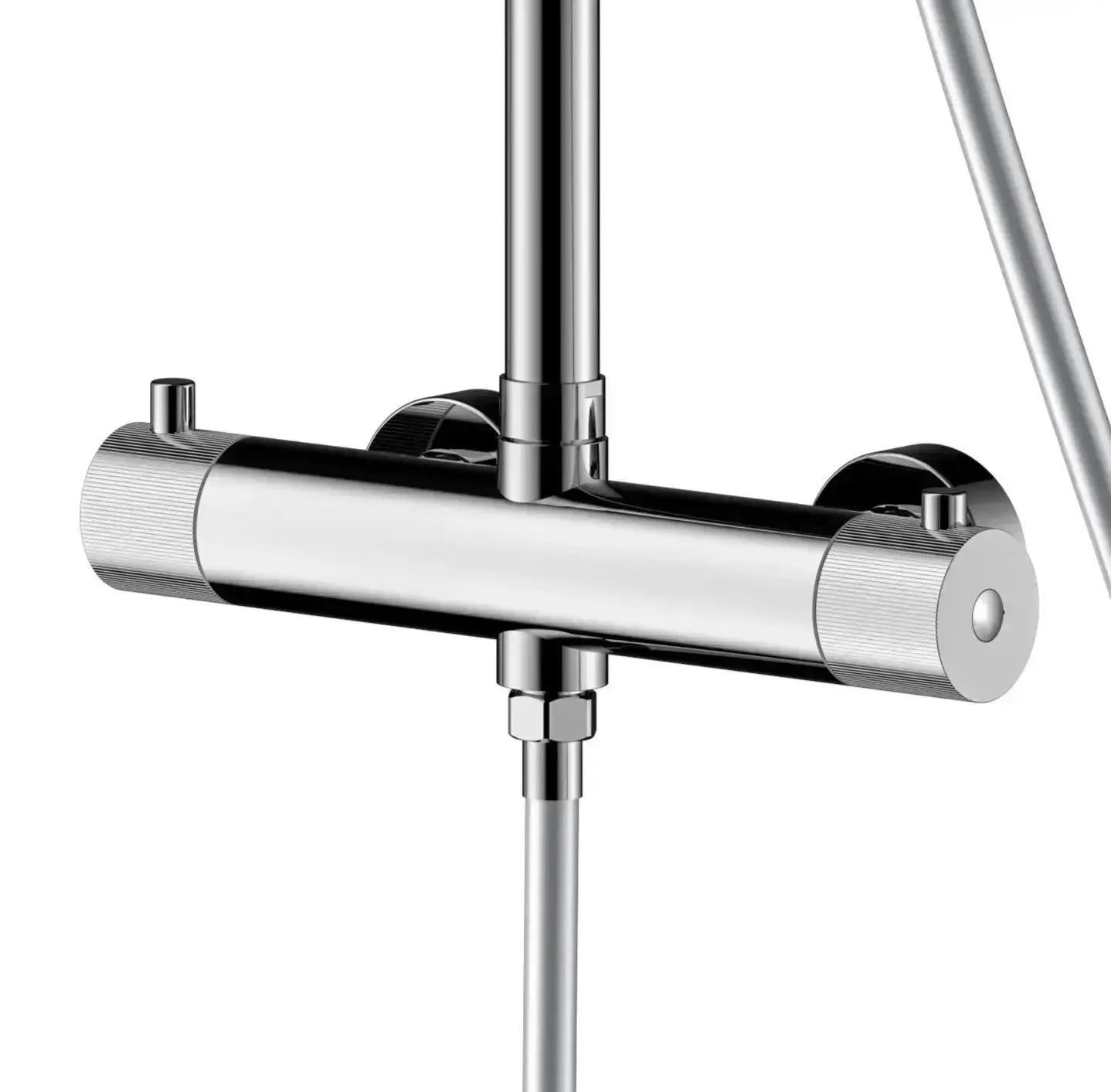 Best Design Zenia Line Series thermostatische opbouw regendouche 90 tot 125 cm Chroom SaniSupreme Sanisupreme