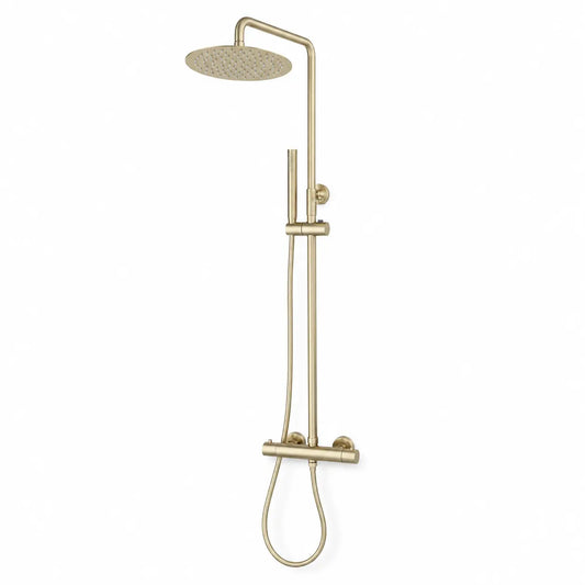 Best_Design_Zenia_Line_WallFit_Series_thermostatische_opbouw_regendouche_30cm_breed_83_5_tot_116_cm_Mat_Goud_SaniSupreme