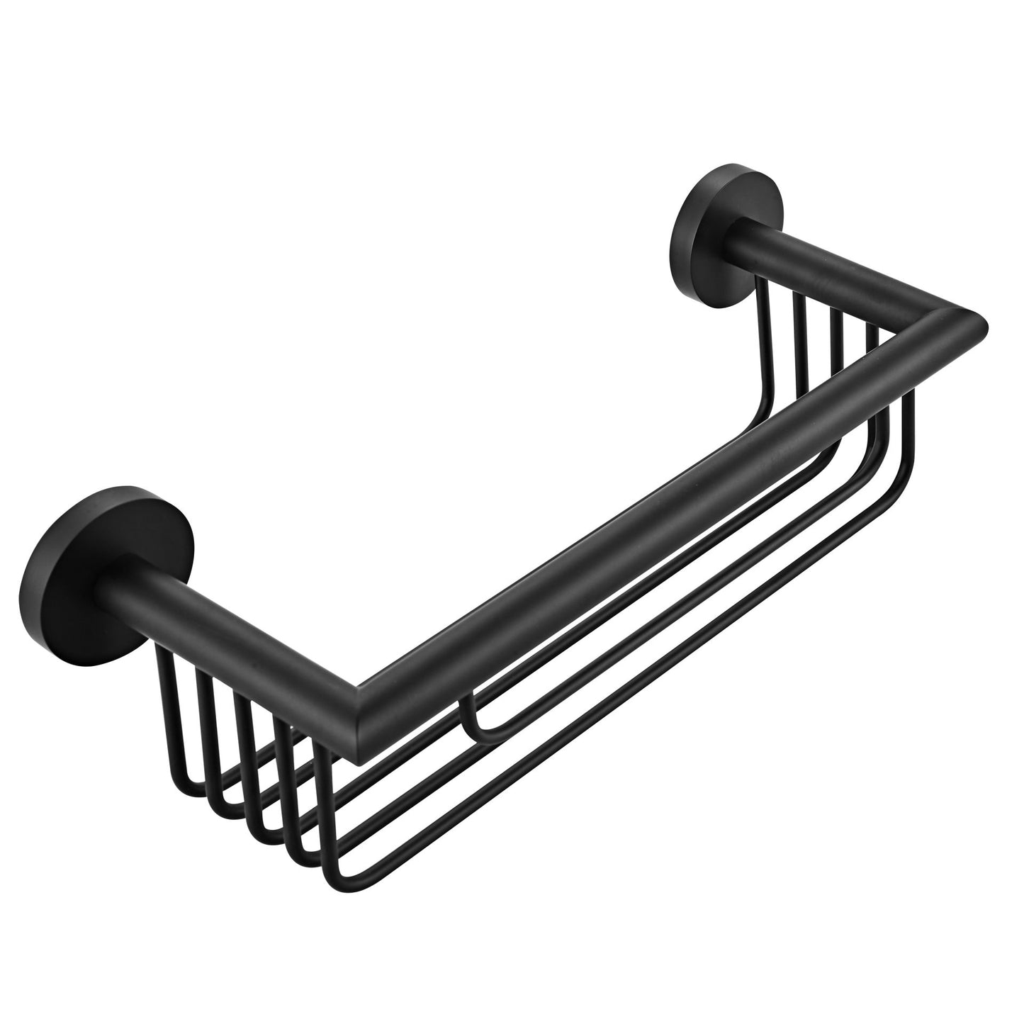 Sanisupreme Aloni Shower Rack Matt Black -30 CM