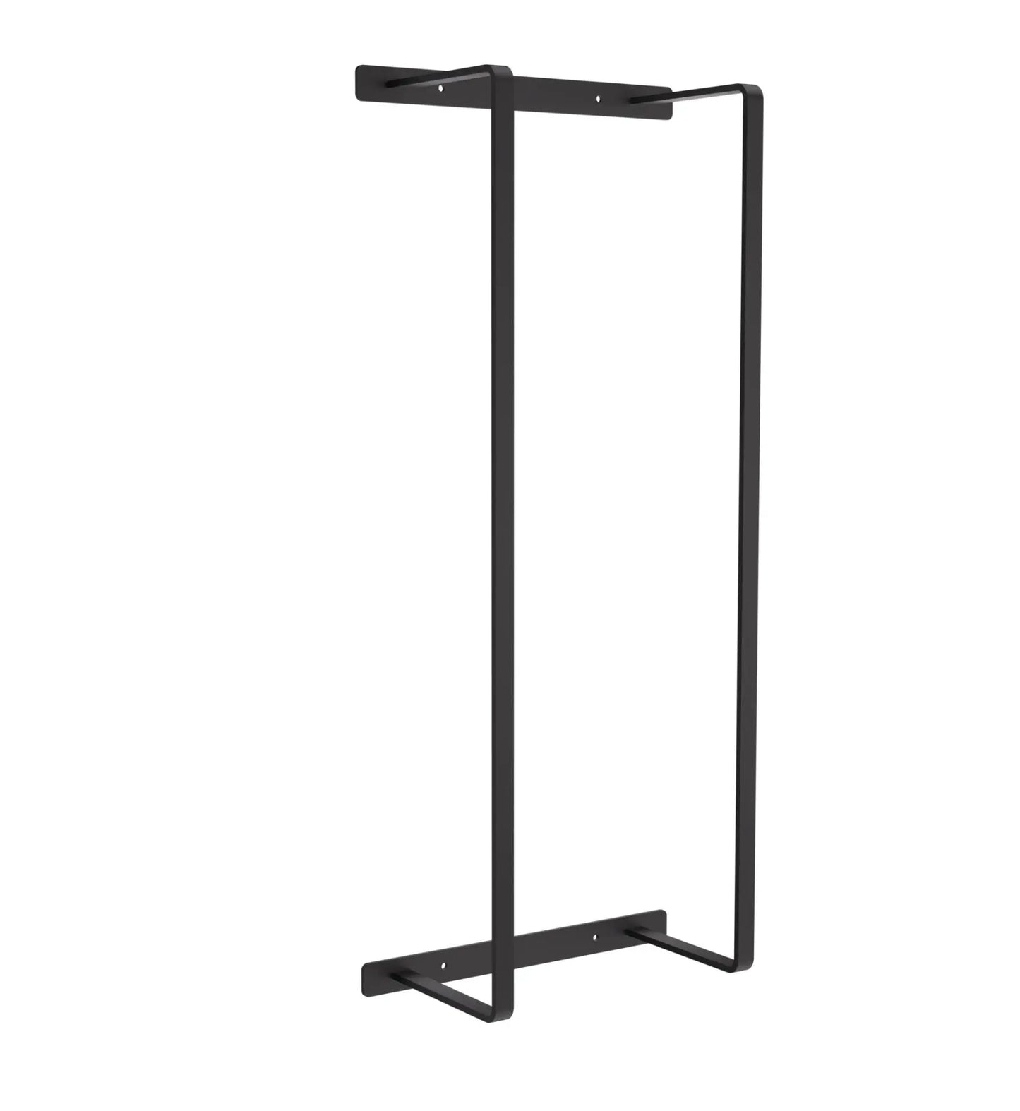 SaniSupreme StyleSeries Badkamer handdoekrek Handdoekhouder Wandmontage 97 cm RVS Rechthoekig Mat Zwart Sanisupreme