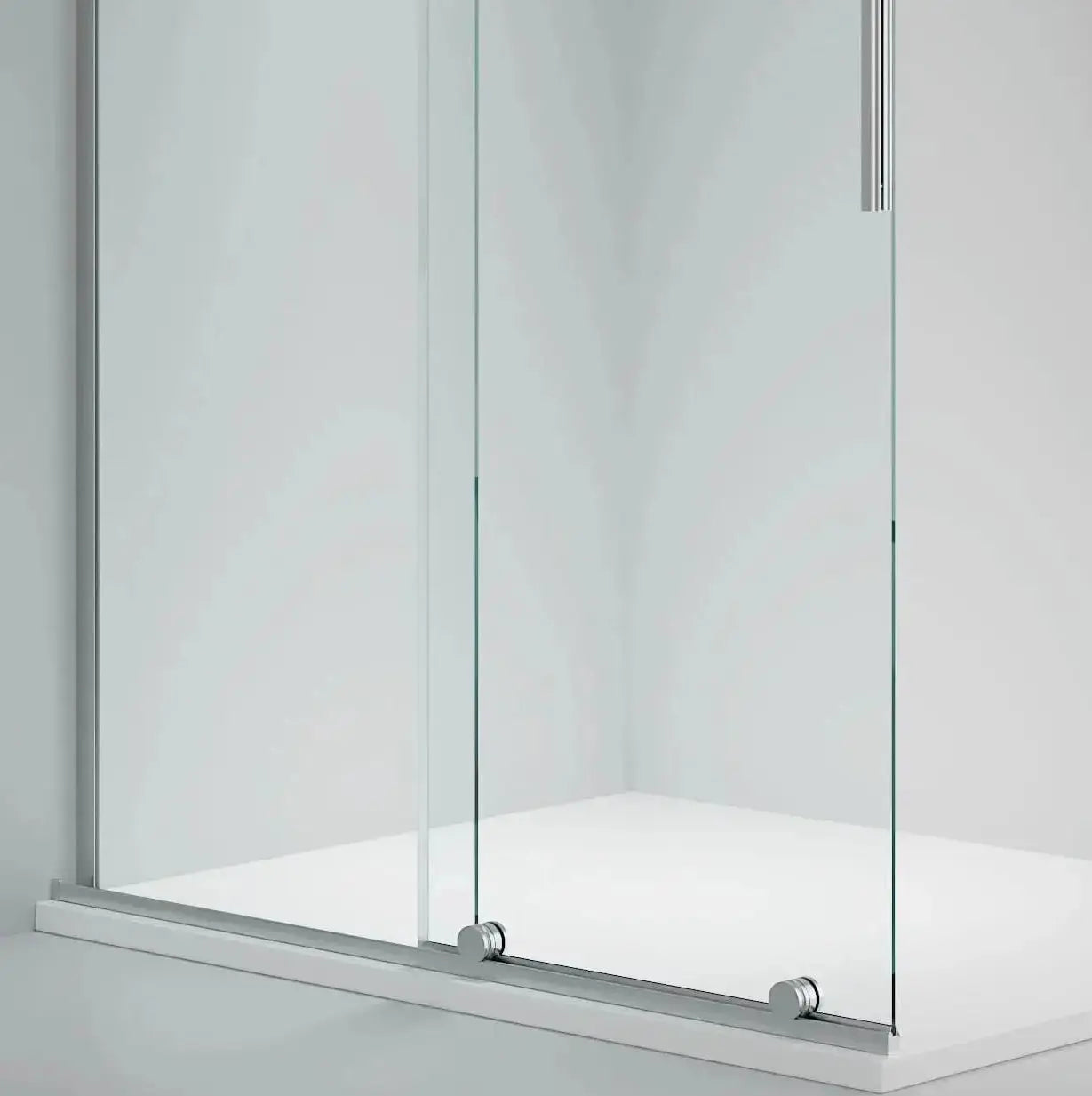 X-Slide Inloop Douchewand met schuifdeur - Omkeerbaar - Antikalk - 8MM Veiligheidsglas - 120X200CM - Chroom - Helder Glas Sanisupreme-3