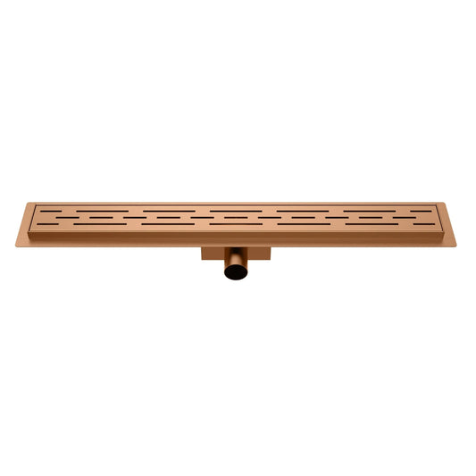 Douchedrain Douchegoot Best Design Zenia Line Series Duarte douchegoot met flens 70 cm Desert Brown SaniSupreme