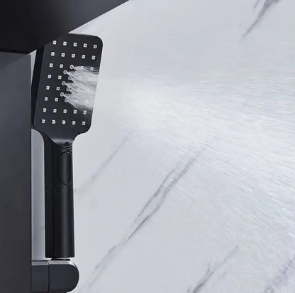 Douchepaneel Regendouche SaniSupreme® Capri mat zwart Sanisupreme