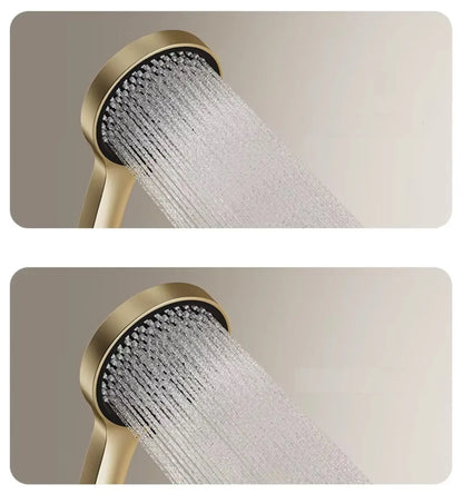 Douchepaneel Wellnessdouche SaniSupreme AquaFlow LCD Premium Geborsteld Goud Sanisupreme