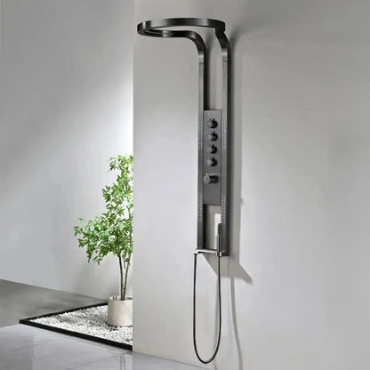 Douchepaneel Harmonia Encanto RVS 2.0 Hydromassage Thermostatisch Regendouche Wellness SaniSupreme Sanisupreme