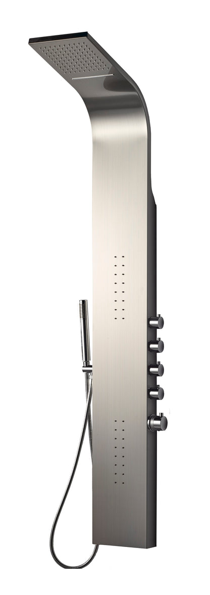 Douchepaneel Elegância RVS-304 hoofddouche met waterval functie Regendouche SaniSupreme