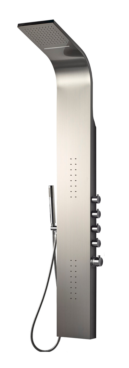 Douchepaneel Elegância RVS-304 hoofddouche met waterval functie Regendouche SaniSupreme