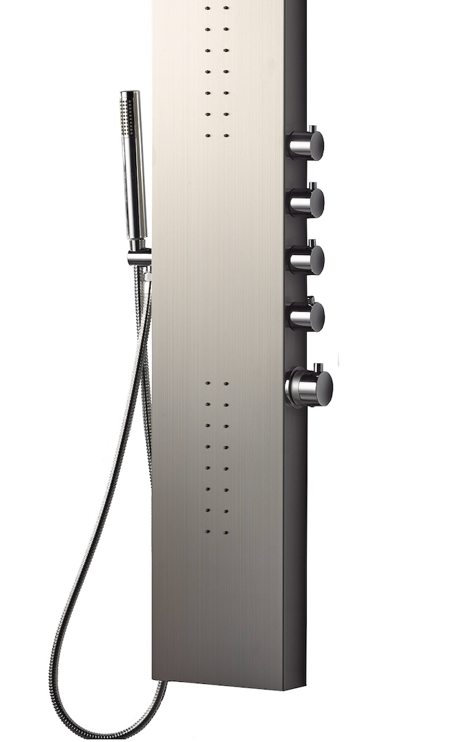 Douchepaneel Elegância RVS-304 hoofddouche met waterval functie Regendouche SaniSupreme