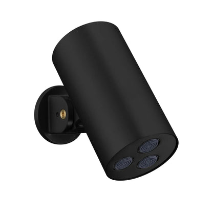 Doucheset SaniSupreme Stria ProRain Watergordijn Mat Zwart Wand Set 2 weg Sanisupreme