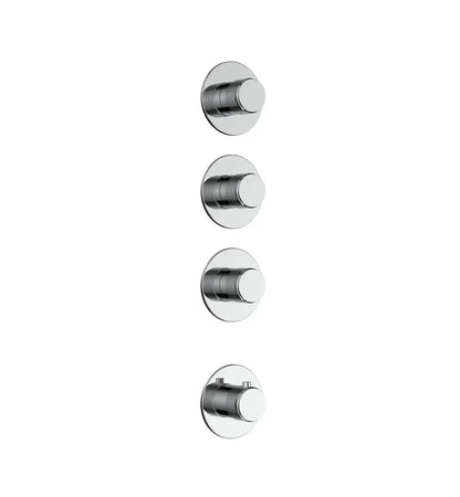 Doucheset SaniSupreme Stria ProRain Waterval Chroom Wand Set 3 weg Sanisupreme