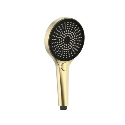 Doucheset SaniSupreme Stria ProRain Waterval Geborsteld Goud Wand Set 3 weg Sanisupreme