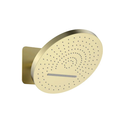Doucheset SaniSupreme Stria ProRain Waterval Geborsteld Goud Wand Set 3 weg Sanisupreme