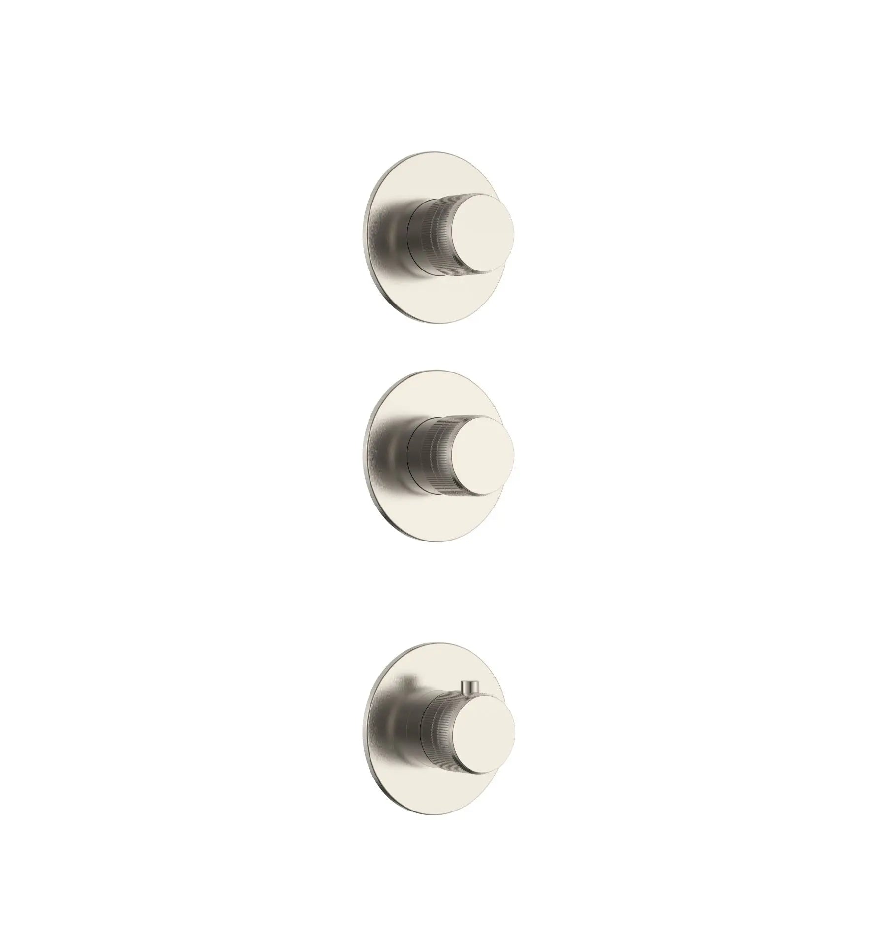 Doucheset SaniSupreme Stria ProRain Watergordijn Geborsteld RVS Wand Set 2 weg