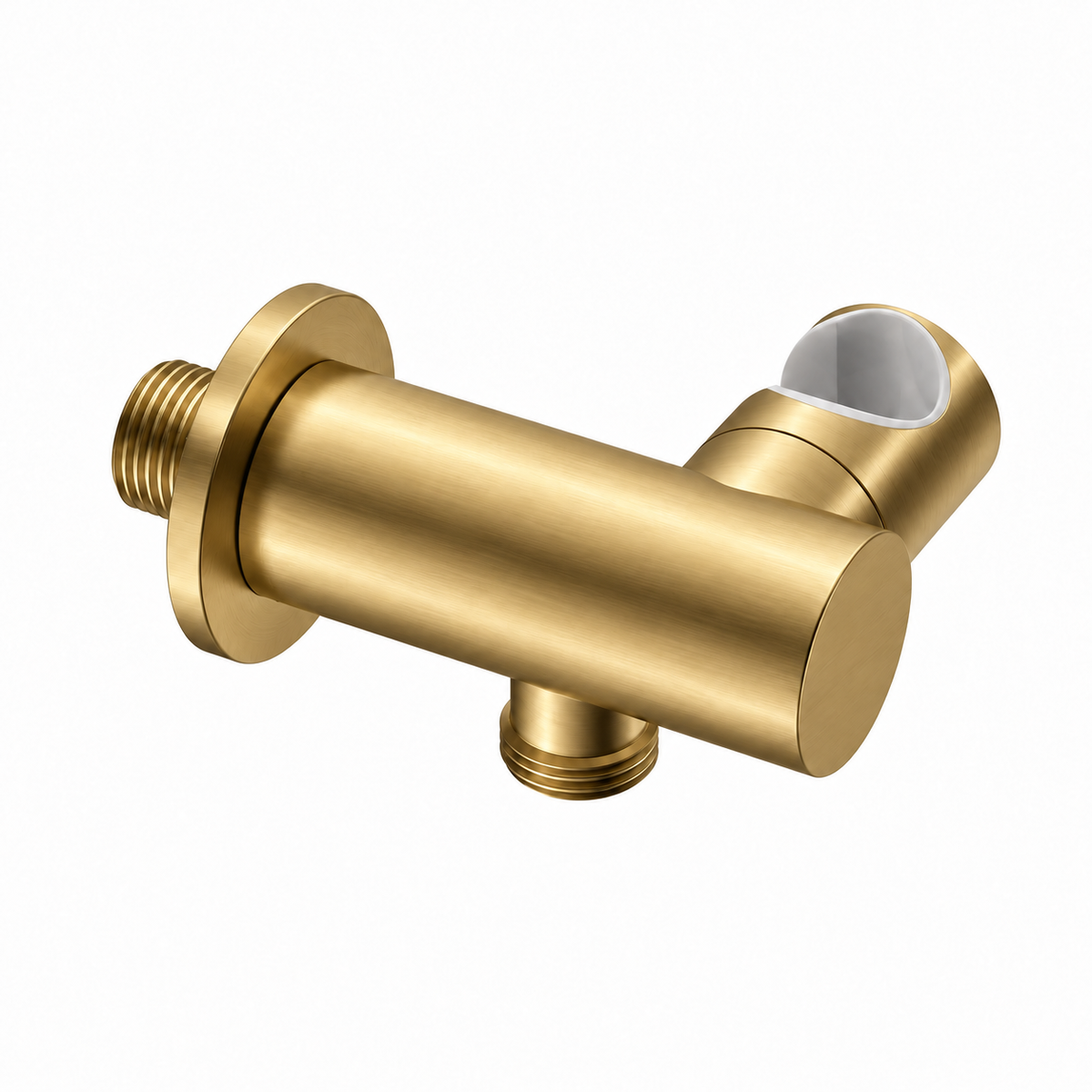 Doucheset SaniSupreme Stria Rainround Smartcontrol Regendouche set Geborsteld Goud ll6