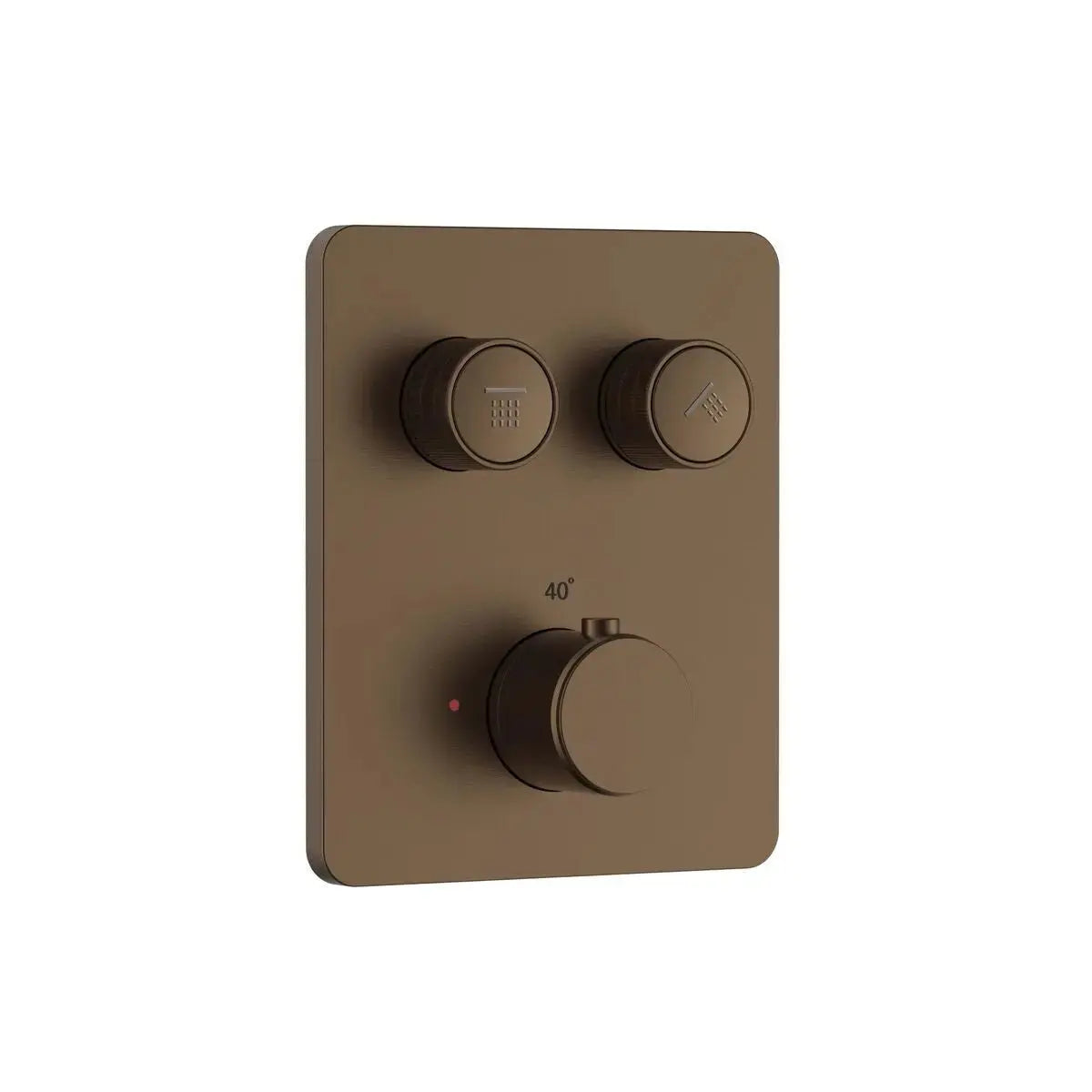 Doucheset SaniSupreme Stria Smartrain Wall Bruin Brons Smart Control Regendoucheset