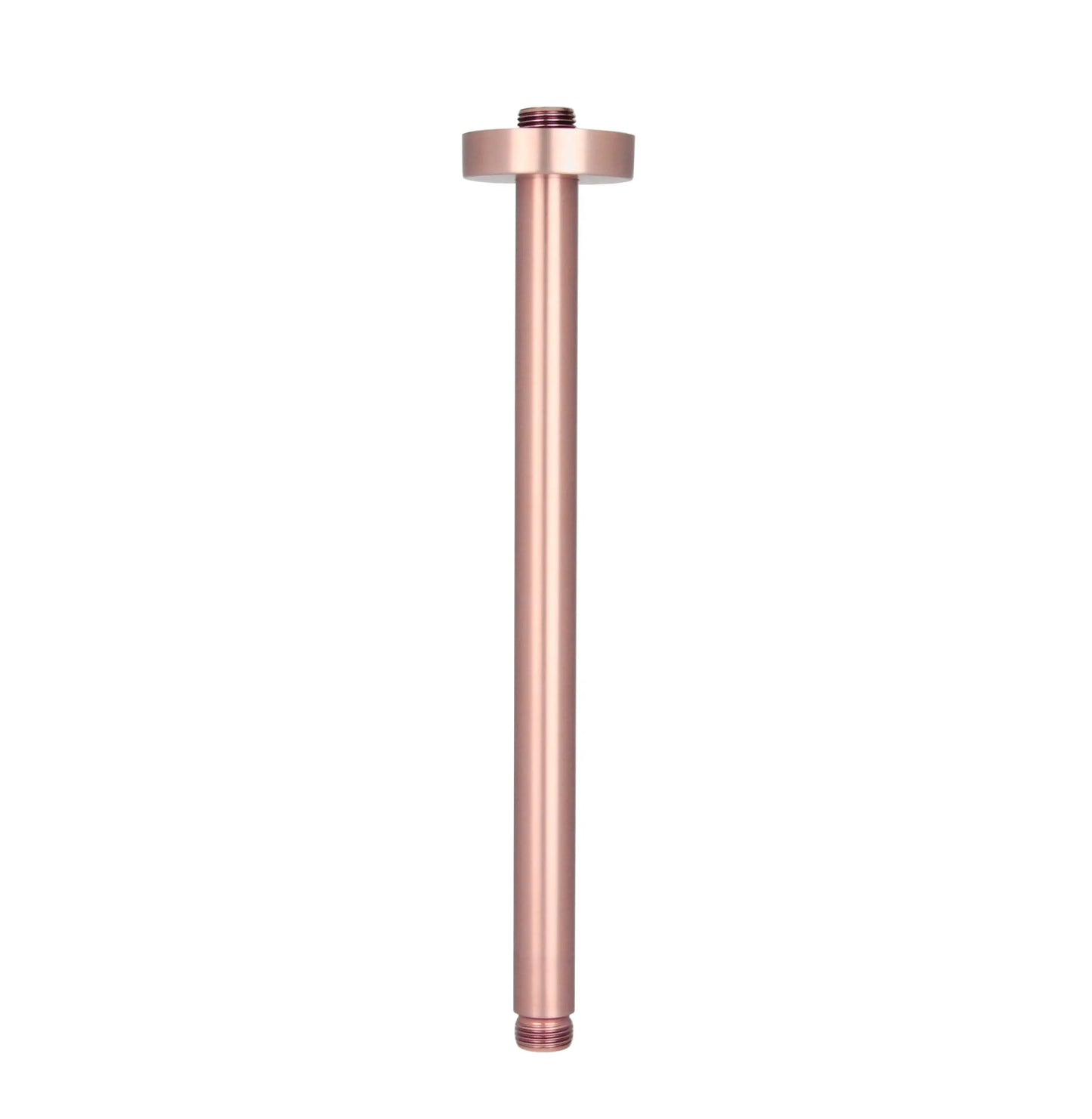 Douchestang plafondbeugel Best Design Zenia Line Serie Donos Rosé mat goud 30 cm SaniSupreme