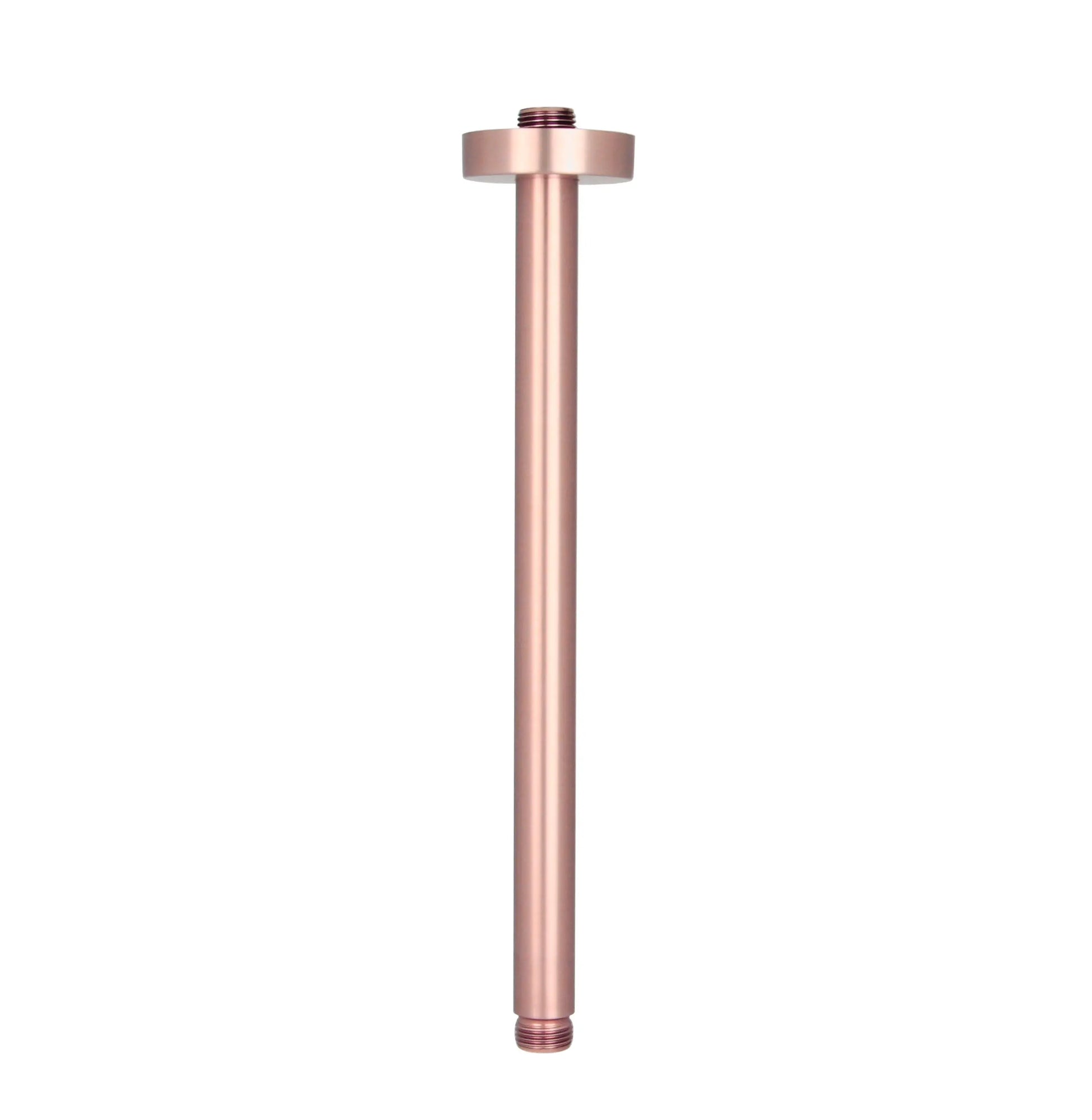 Douchestang plafondbeugel Best Design Zenia Line Serie Donos Rosé mat goud 30 cm SaniSupreme
