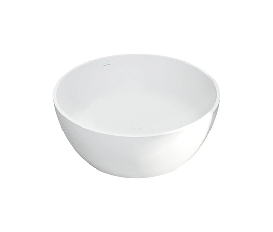 Elvaris Rond 153 cm vrijstaand ligbad Mat Wit SaniSupreme