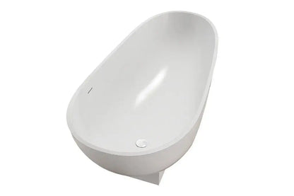 Elyndor 180 cm vrijstaand ligbad Mat Wit SaniSupreme